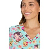 1132PRA Artist Series Kiana Print Top by koi - Hula Lulu