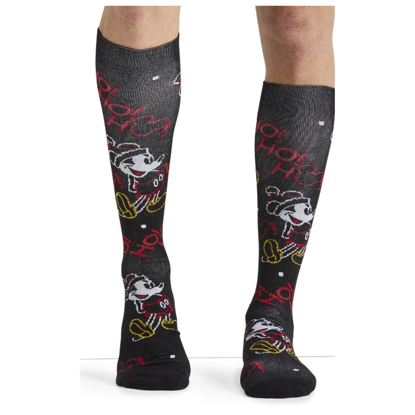 Tooniforms Print Support Chaussettes pour Hommes Compression Graduée par Cherokee Uniforms - Neon Feet
