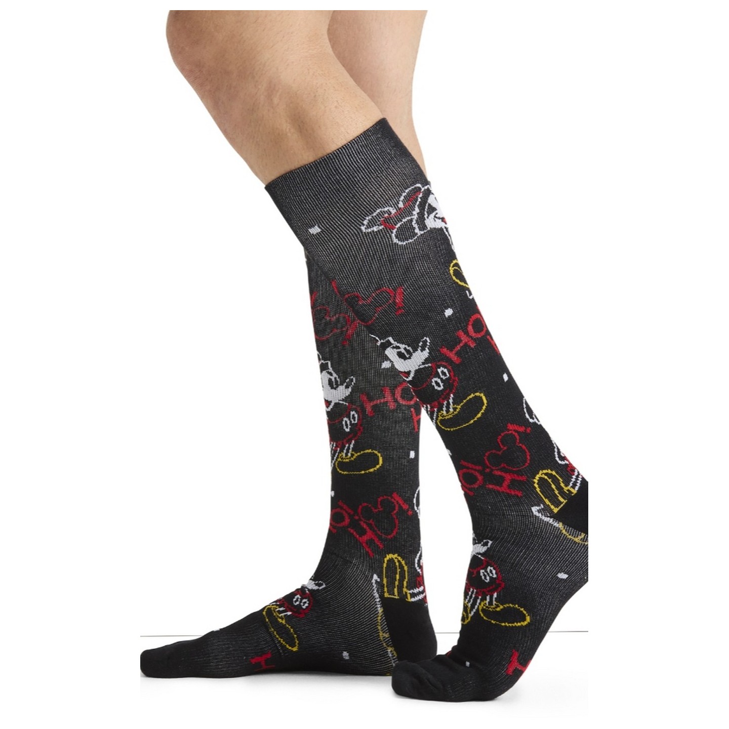 Tooniforms Print Support Chaussettes pour Hommes Compression Graduée par Cherokee Uniforms - Neon Feet