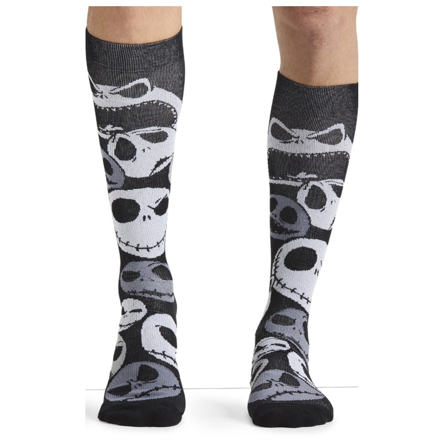 Men's Tooniforms Print Support Graduated Compression Socks by Cherokee Uniforms - Face Of Fear