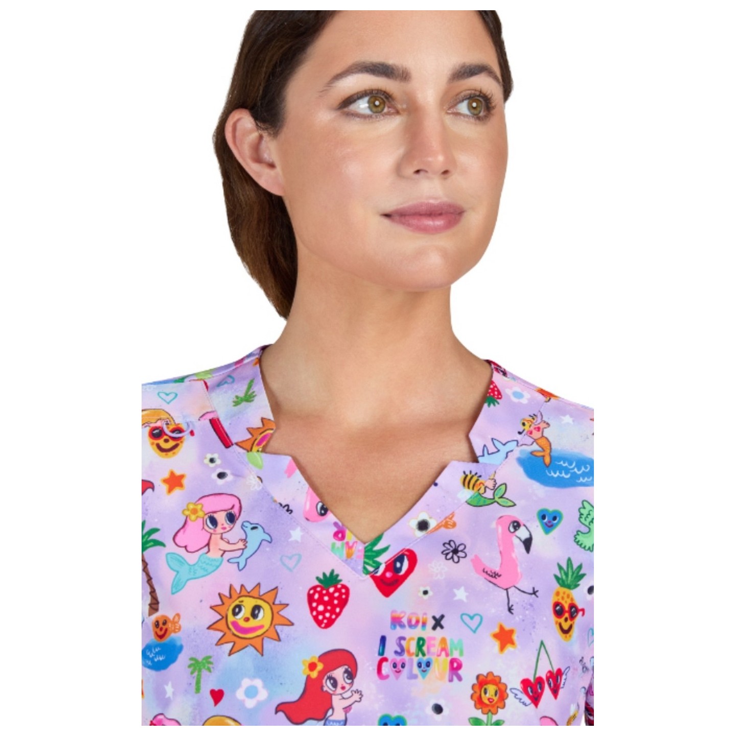 1136PRA Séries d'Artistes Haut Momi Imprimer par koi - Liddle Mermaids