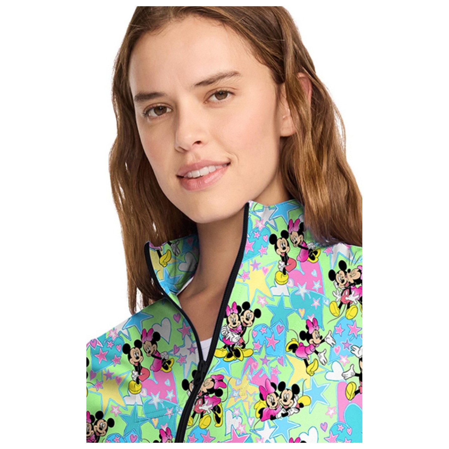 TF320 Tooniforms Packable Print Jacket by Cherokee - Love And Magic