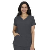 1129 Solis Sari 4 Pocket V-Neck Top by koi
