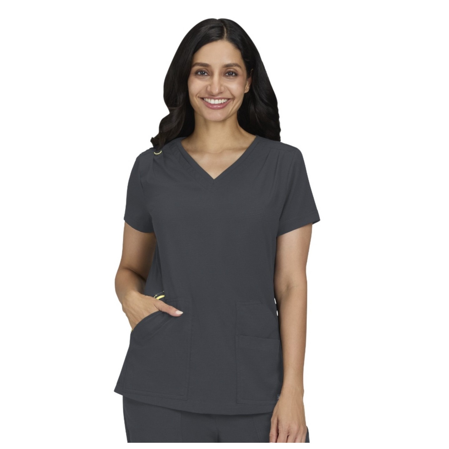 1129 Solis Sari 4 Pocket V-Neck Top by koi