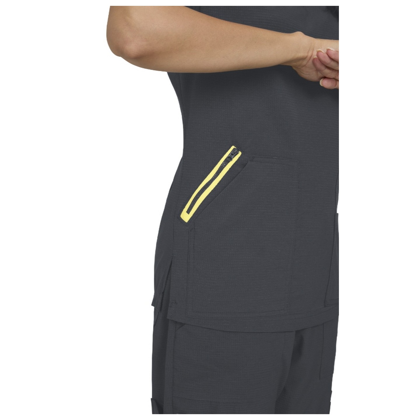 1129 Solis Sari 4 Pocket V-Neck Top by koi