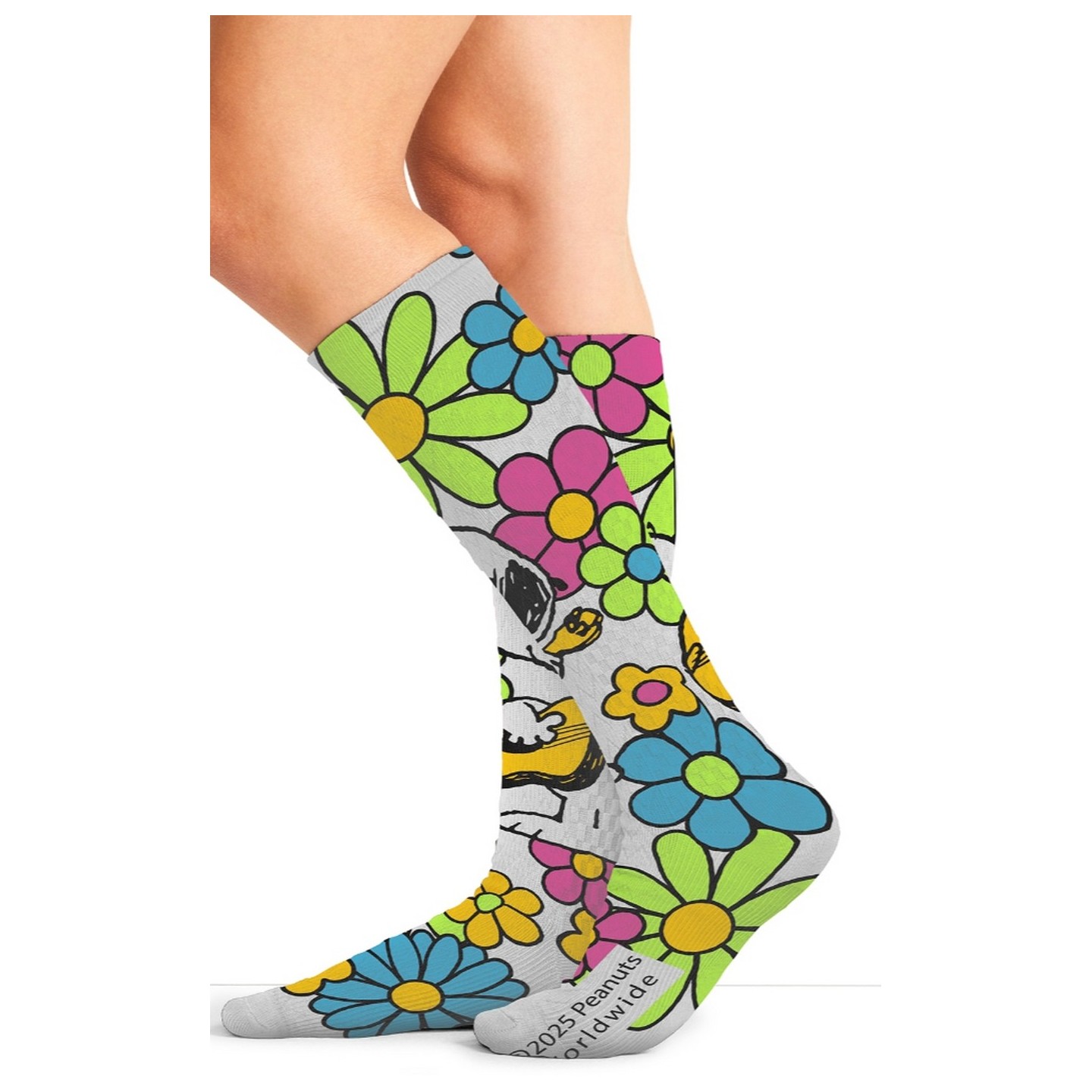 Tooniforms Print Support Graduated Compression Socks - Snoopy Grooves