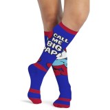 Tooniforms Print Support Chaussettes pour Hommes Compression Graduée par Cherokee Uniforms - Papa Smurf