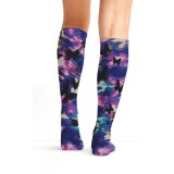 Comfort Support Butterfly Flutter Chaussettes Haut Compression a Hauteur des Genoux de Cherokee