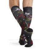 Tooniforms Print Support Chaussettes Compression Graduée - Colorful Christmas