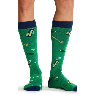 Men's Print Support Best By Par Graduated Medium Support Compression Socks by Cherokee