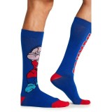 Men's Print Support Born Grumpy Graduated Medium Support Compression Socks by Cherokee