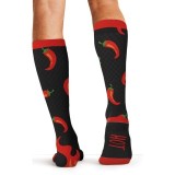 Print Support Hot Stuff Chaussettes de Compression Moyen Gradué pour Hommes par Cherokee