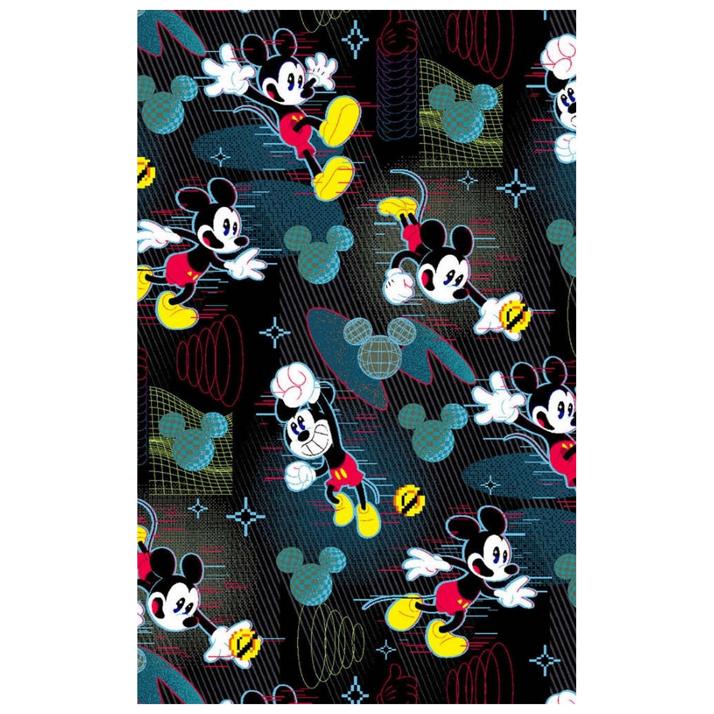 TF788 Tooniforms Haut Imprimer pour Hommes avec 2 Poches par Cherokee Uniforms - Digital Mickey