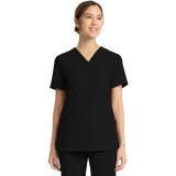 CK832 Achieve 2 Pocket Classic V-Neck Top by Cherokee