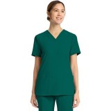 CK832 Achieve 2 Pocket Classic V-Neck Top by Cherokee