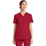 CK832 Achieve 2 Pocket Classic V-Neck Top by Cherokee
