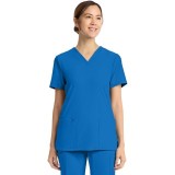 CK832 Achieve 2 Pocket Classic V-Neck Top by Cherokee