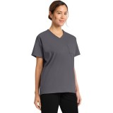 CK863 Achieve Tunic V-Neck Top with 3 Pocket by Cherokee
