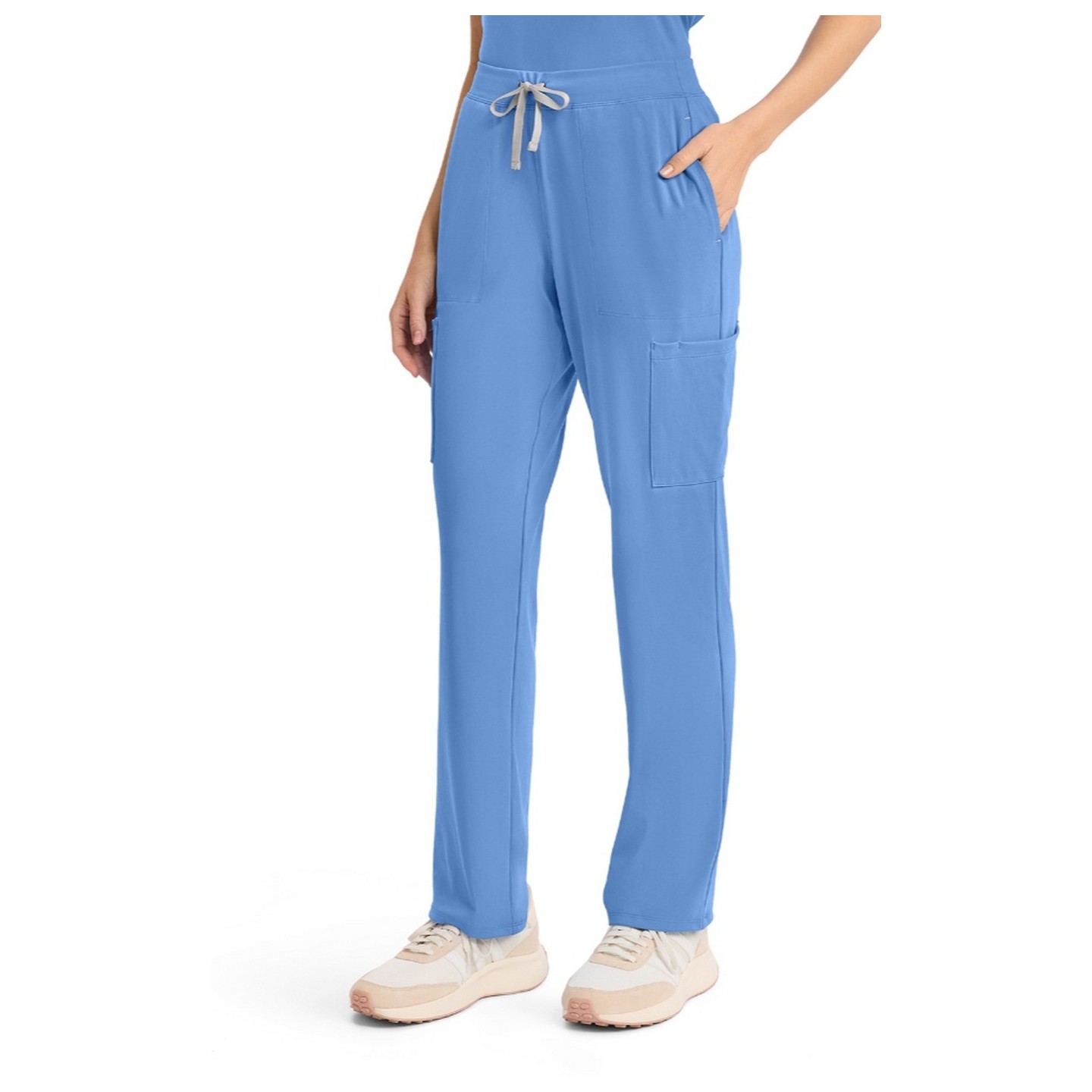 CK096 Achieve Pantlon à Jambe Droite avec 5 Poches par Cherokee