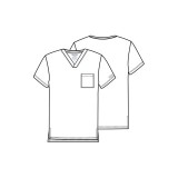 CK834 Achieve Haut pour Hommes avec Poche Poitrine par Cherokee