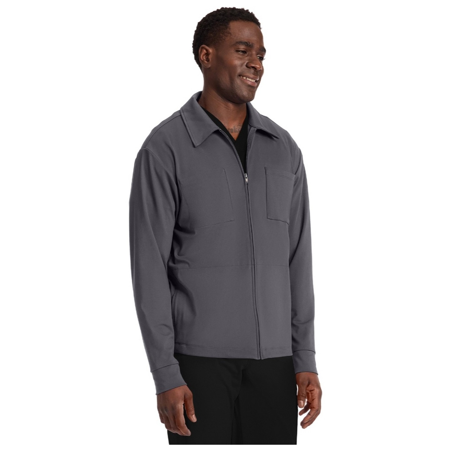 CK354 Achieve Men's Zip-Up Warm-Up Jacket by Cherokee 