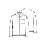 CK354 Achieve Veste d'Échauffement Zippé pour Hommes par Cherokee