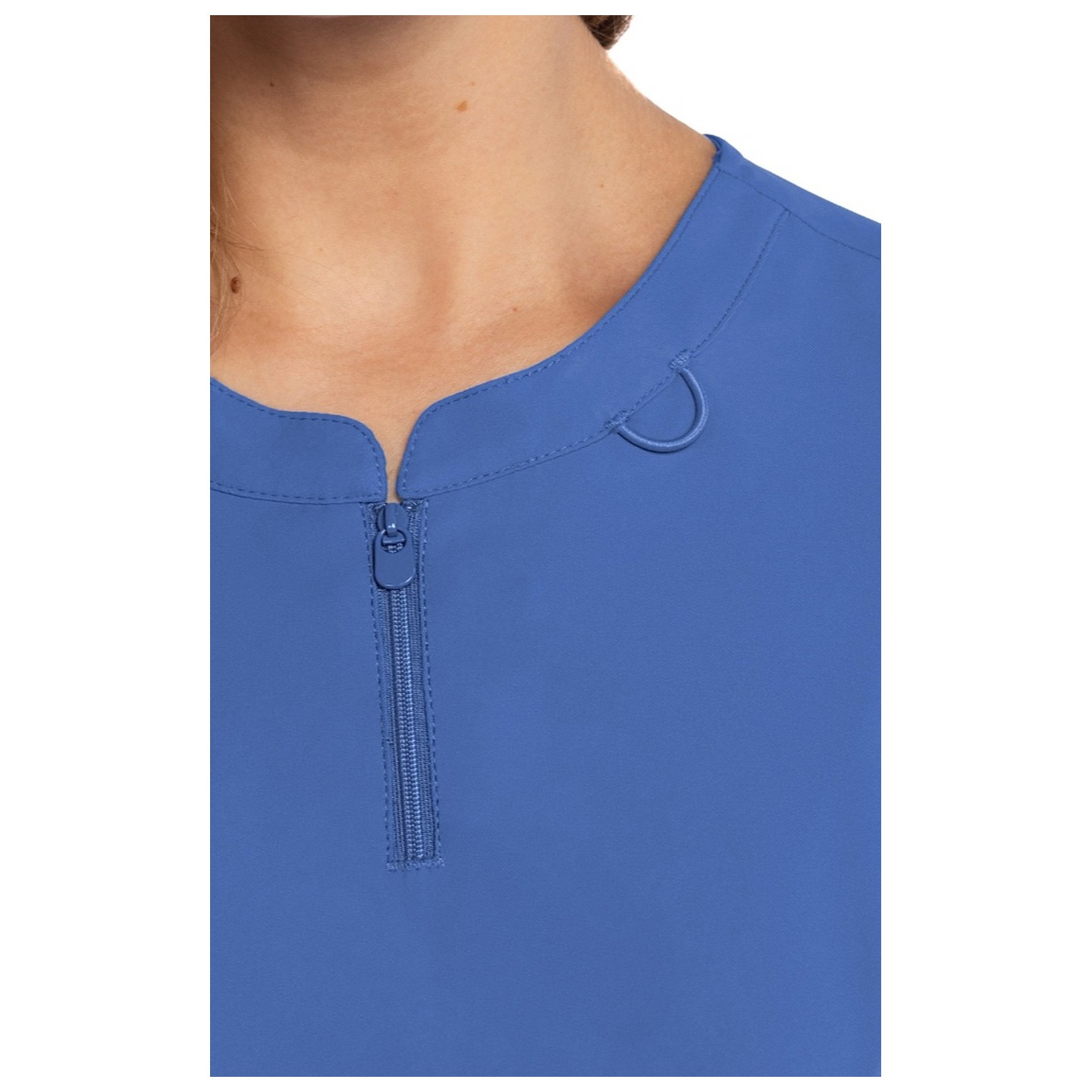 MC609 Insight Haut Henley Col Zippé par Med Couture