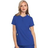 MC609 Insight Haut Henley Col Zippé par Med Couture