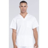 WW695 Workwear Professionals Men's 4 Pocket V-Neck Top by Cherokee