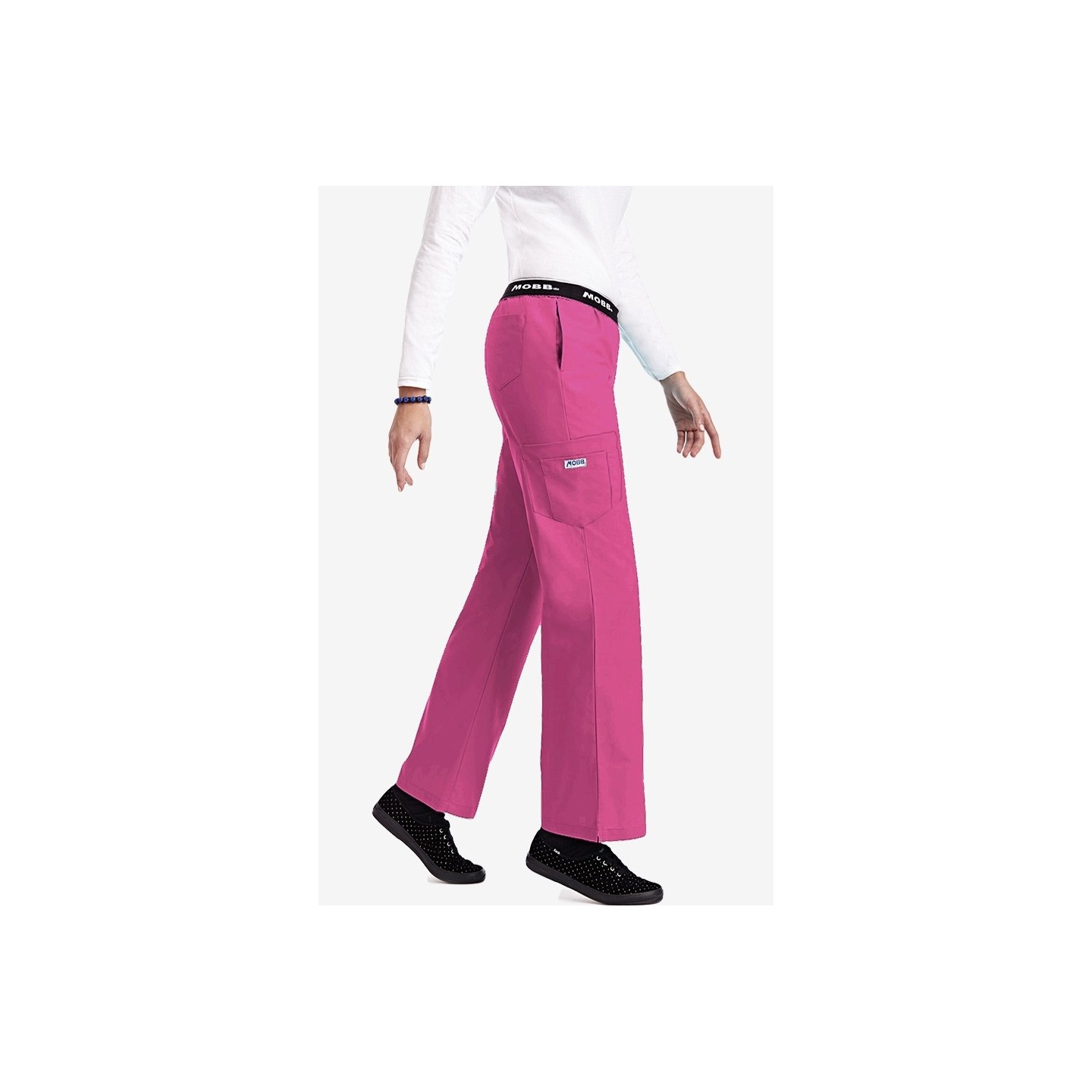 312P-TALL Pantalon Boot Cut Flip Flap de MOBB