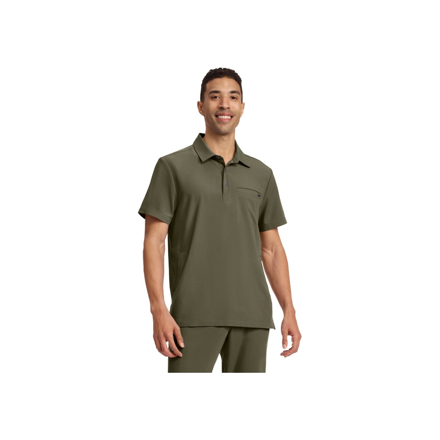 HH759 Quest Men's 3-Pocket Polo Collar Scrub Top by Healing Hands