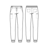 HH157 Quest Men's Mid Rise 5-Pocket Jogger by Healing Hands