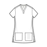 HH751 Quest Haut à Col en Y avec 3 Poches par Healing Hands