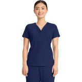 HH751 Quest 3 Pocket Y-Neck Scrub Top by Healing Hands