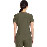 HH751 Quest 3 Pocket Y-Neck Scrub Top by Healing Hands