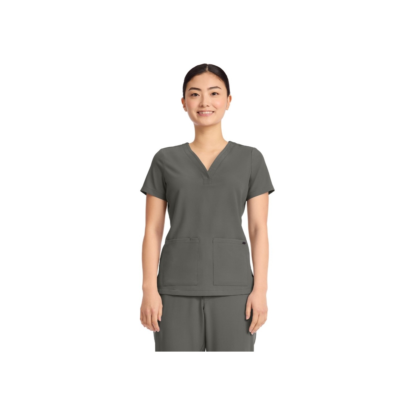 HH751 Quest 3 Pocket Y-Neck Scrub Top by Healing Hands