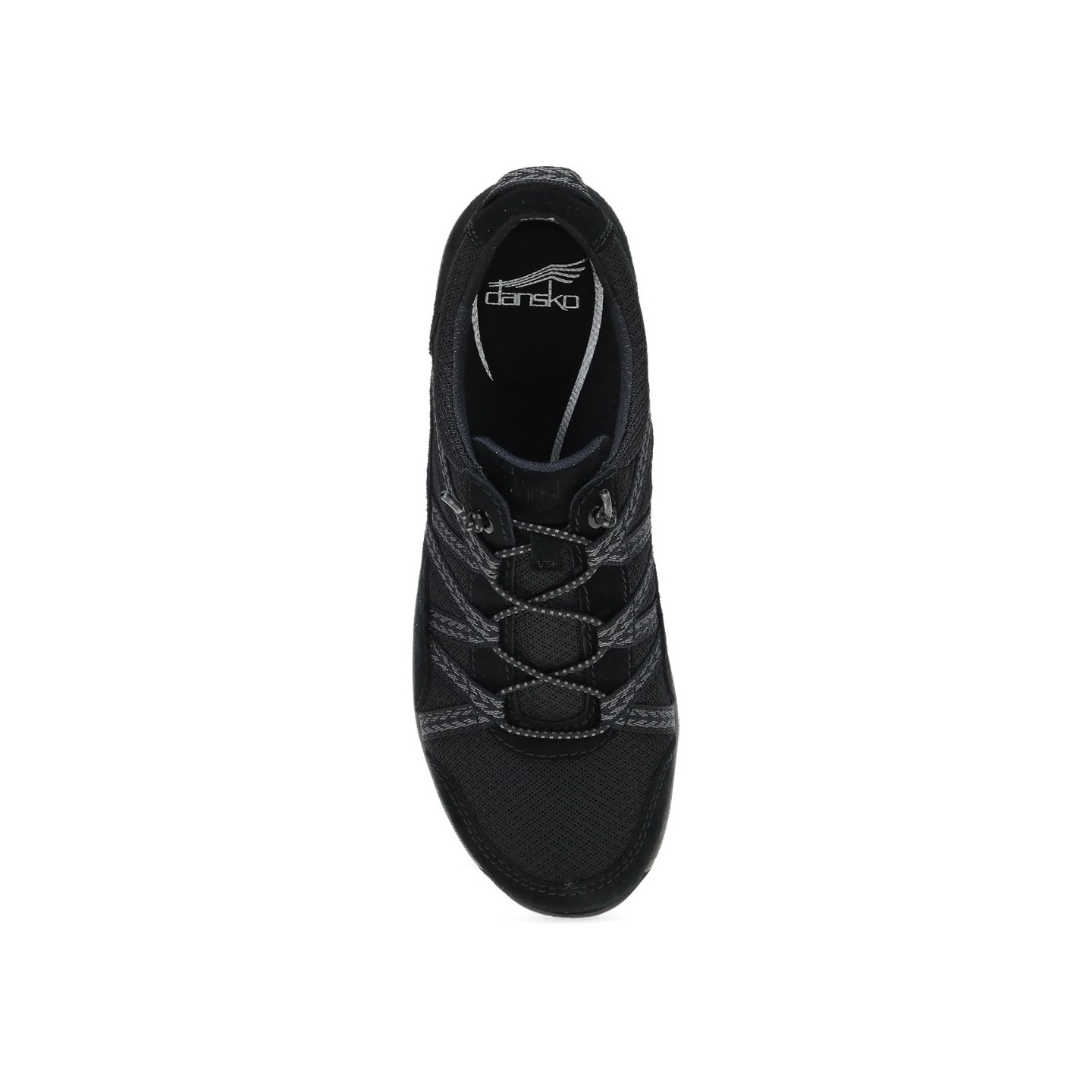 Harlyn Black/Black Suede Chaussure Légère pour Femmes par Dansko