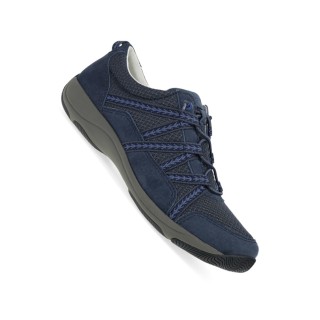 Harlyn Navy Suede Lightweight Sneaker for Women by Dansko