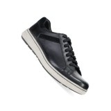 Chaussure Antidérapante Trevor Black Burnished Calf pour Hommes par Dansko