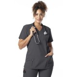 62-4200 FUBU Performance V-Neck 5 Pocket Top by Green Town