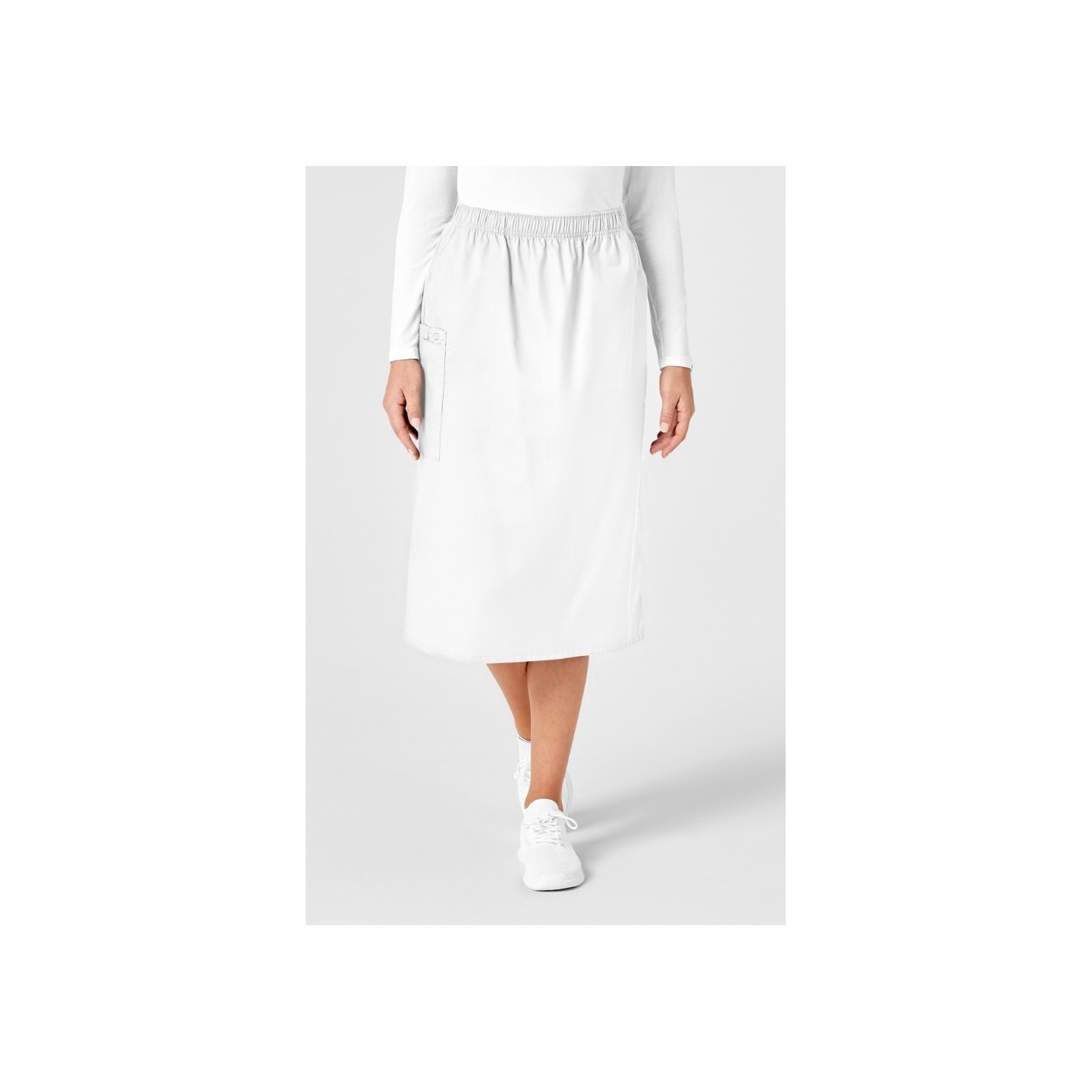 701 WORK Pull On Cargo Scrub Skirt by WINK