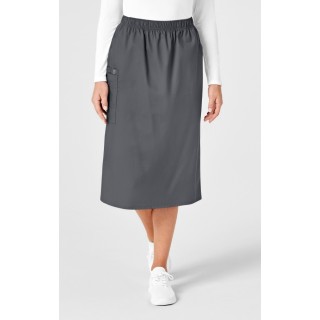 701 WORK Pull On Cargo Scrub Skirt by WINK