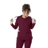 62-4202 FUBU Performance V-Neck 5 Pocket Top by Green Town