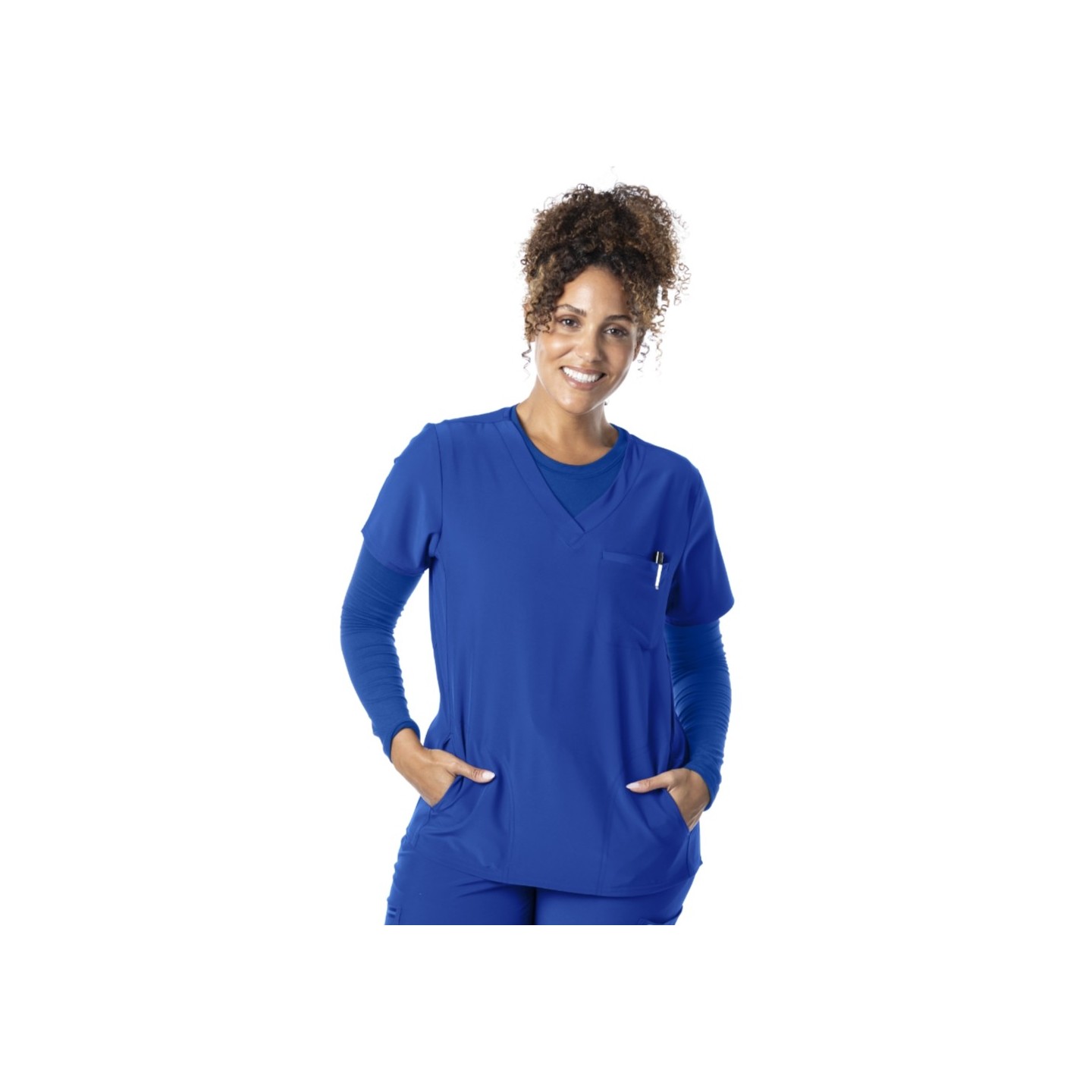 62-4204 FUBU Performance Convertible V-Neck Top by Green Town