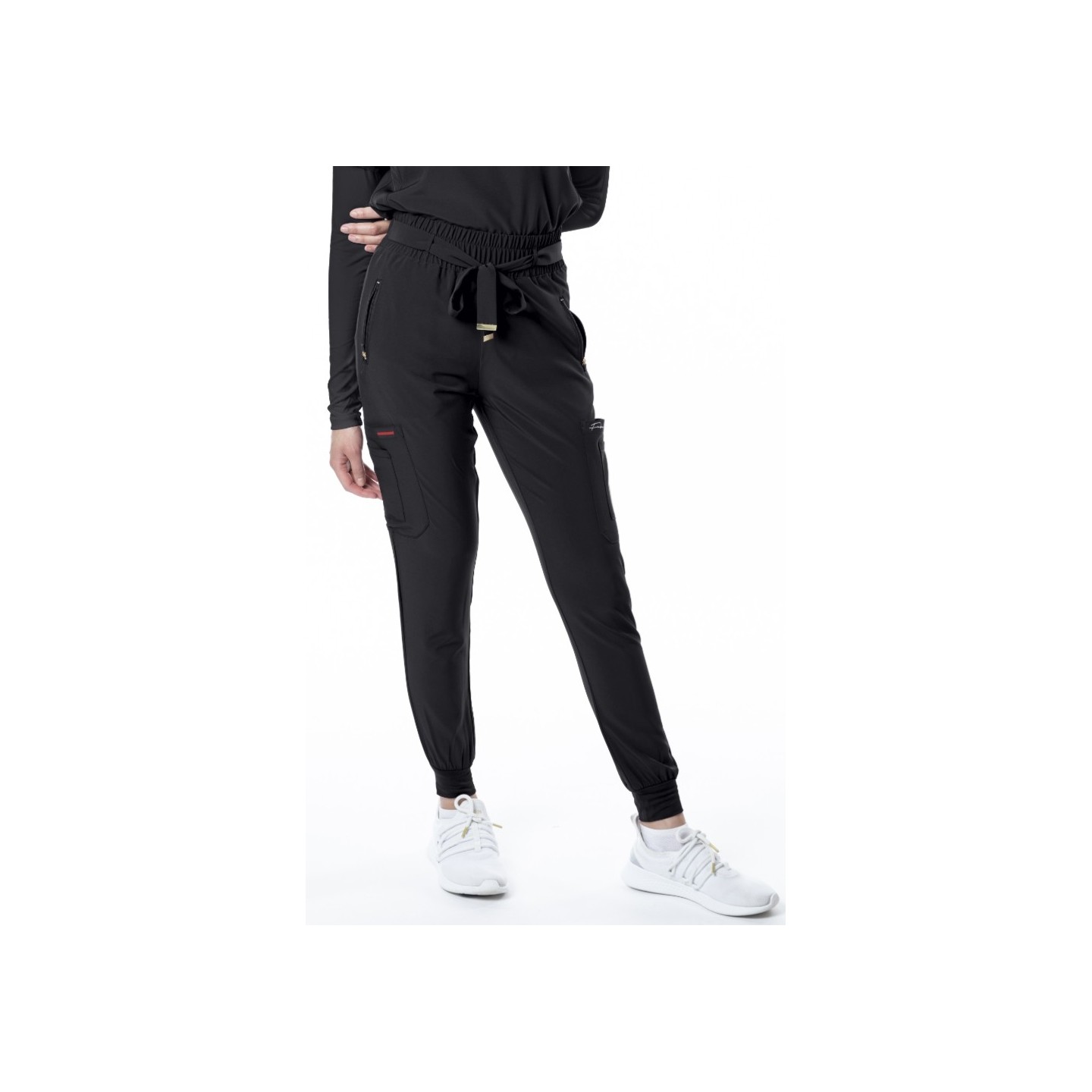 62-6200 FUBU Jogger Sportif avec 7 Poches et Ceinture