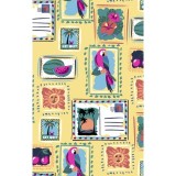 MC632 Haut Imprimé à Col en V par Med Couture - Vacation Postcard