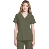 CK953A WW Originals Ultra Haut à Col en V avec 2 Poches par Cherokee