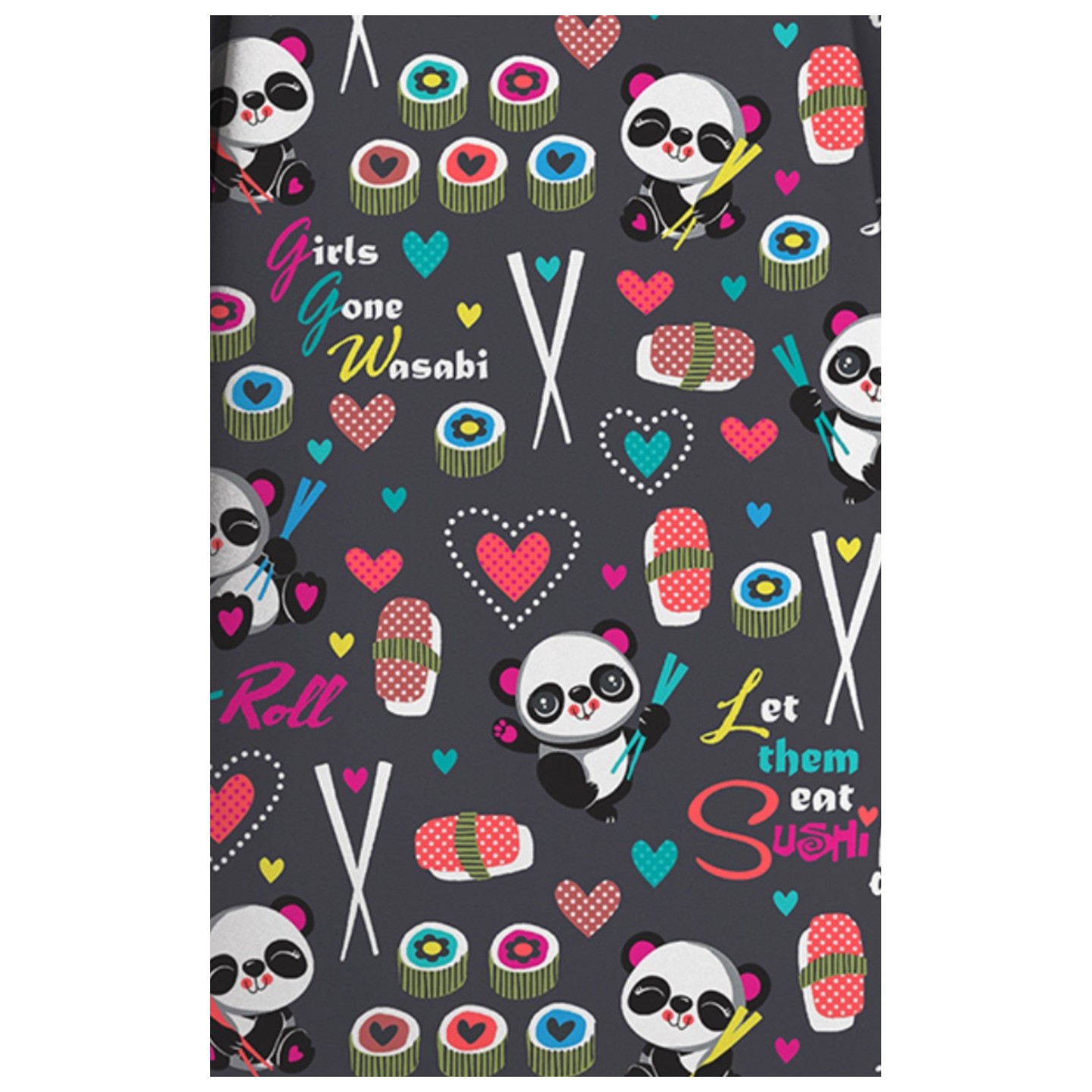 CK856 Haut Imprimé à Col en V avec 2 Poches par Cherokee - Girls Gone Wasabi