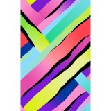 CK609 Haut Imprimer à Col Rond par Infinity - Color Block Stripe