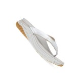 Rosemary Silver Metallic Walking Flip Flop by Dansko